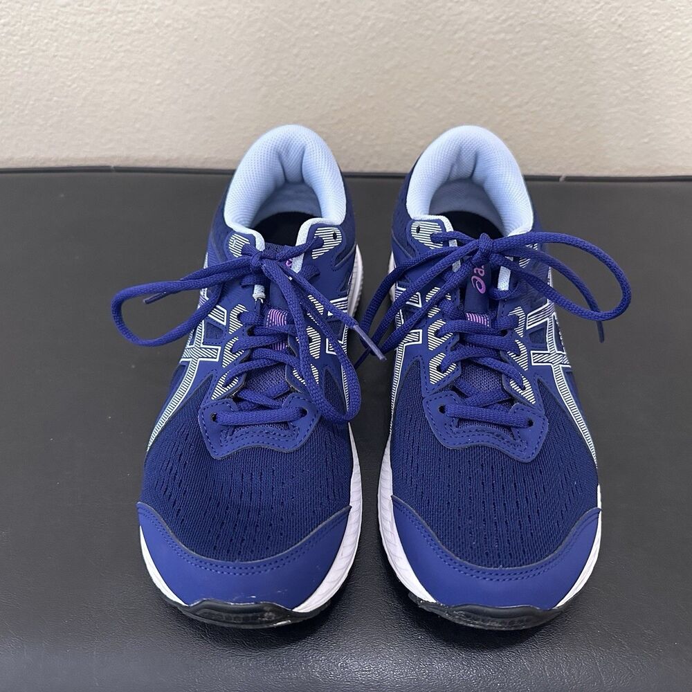 Asics Gel-Contend 8 Running Shoes Blue Womens 9  1012B320 Cushion Sneakers EUC - Picture 4 of 10